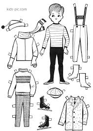 Laura and mary enjoyed playing with paper dolls and fashioning the clothes with ma's help. Diy Paper Doll Template Printable Kids Pic Com