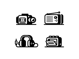 Audio Video Icon Design Inspiration Icon Design Cool Logo