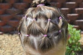 Princess Piggies Netting Competition Hair Hair Styles Short Hair Hacks