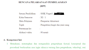 Untuk mendownload silahkan klik link download yang ada di rencana pelaksanaan pembelajaran. Download Rpp Pengantar Akuntansi