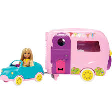 You may awe at the level of extensive care kids give to their dolls. Barbie Club Chelsea Camper Playset With Doll 10 Themed Accessories Walmart Com Walmart Com