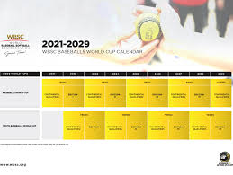 Descargar gratis o busca calendario completo en el app store de tu iphone. Wbsc World Baseball Softball Confederation