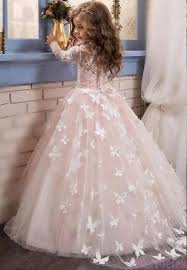 Arkasi Kelebek Detayli 10 11 Yas Kiz Cocuk Abiye Vestido Para Ninas Boda Vestidos De Princesa Para Ninas Vestidos Nina Ceremonia
