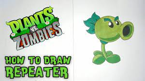 How To Draw Repeater (Plants vs Zombies) - YouTube