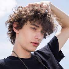 timofei rudenko curly hair men timofei rudenko model hair