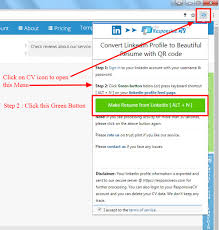 linkedin resume builder import your
