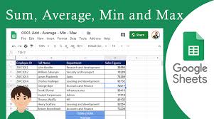 See the use of google sheets average function. Google Sheets Sum Average Min Max My Knowledge Portal