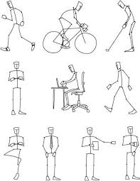 The neckline, the shirtsleeves and pants outline, and the bottom line. Simple Lines Of Human Action Vector Vector People Free Download Stick Figure Drawing Line Art Design Simple Line Drawings