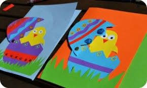 And a great time to send a cute greeting card to make friends and family smile! Easter Card Craft Idea
