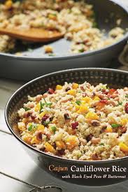 Cajun Cauliflower Rice With Black Eyed Peas Recipe Plant Based Recipe Pea Recipes Black Eyed Peas Recipe Whole Food Recipes