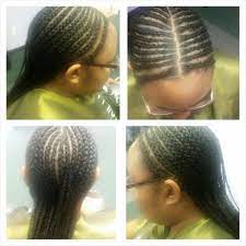 Corn Rows Natural Braids No Weave Added Natural Braids Fashion Beauty Beauty
