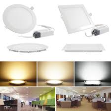 9w Round Dimmable Ultra Thin Ceiling Energy Saving Led Panel Light Sale Banggood Com