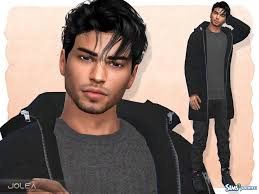 Скачать сим Lorenzo Briscoe от Jolea для Симс 4
