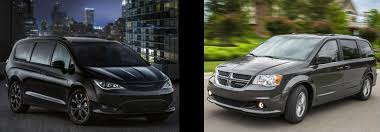 Minivan Comparison 2018 Chrysler Pacifica V Dodge Grand Caravan