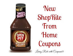 New Shoprite From Home Coupons Free Open Pit Bbq Sauce More Bbq Sauce Open Pit Bbq Sauce Bbq Pit