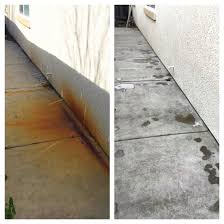 Before After Shot Of Rust Removal Job We Did In Elkgrove Perfect Fix To Ac Drip Line Issues Pressurewashing Pin Pressure Washing How To Remove Rust Stairs