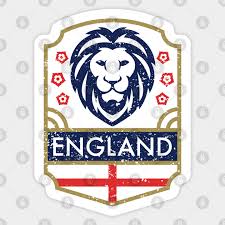 Replica of the 1989 england football shirt 100% polyester features embroidered england badge on the front official licensed product. England Lion Alternative Emblem England Football Aufkleber Teepublic De