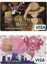 one piece visa card ワンピースvisaカード クレジットカード デザイン visaカード カード