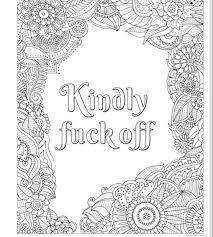 Printable fuck off word coloring page. Pin On Coloring Pages