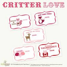 And a lot of other really great printables for visit our valentines day labels board as we keep pinning more and more. Free Diy Printable Valentines And Labels Critter Love Ink Tree Press