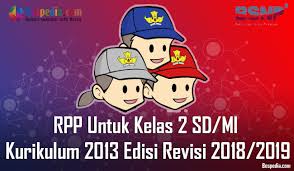 Lengkap Rpp Untuk Kelas 2 Sd Mi Kurikulum 2013 Edisi Revisi 2018 2019 Bospedia