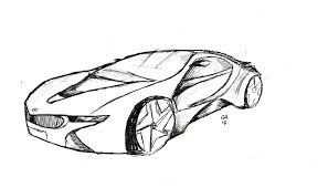 Ausmalbilder Bmw I8 Bocetos