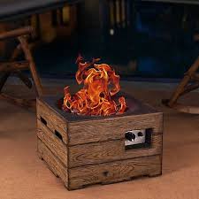 These documents are intended for reference only. Sunjoy Kent Fire Pit Faux Walnut Wood And Propane Fire Pit Looks Awesome In Backyard Fire Pit Backyard Ideas For Small Yards Backyard Decor