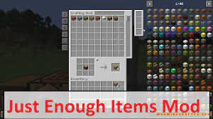 Server minecraft việt nam đông người chơi, chế độ chơi đa dạng như sinh tồn, vanilla, towny, skyblock, bedwar,. Descargar Just Enough Items Mod 1 16 5 1 15 2 1 10 2 Para Minecraf Welcome Viet Nam Magma Hdi