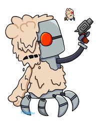 fanart] melting + robot fusion : r/NuclearThrone