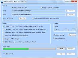 Free word to pdf converter's efficient interface make it easy to convert different file formats including doc, docx, rtf, txt and htm to pdf quickly in batch mode at one time. Download Pdf To Word Converter Pro 8 1 1 7