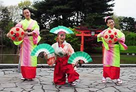 Minbu Folk Dance Japan Cultural Dance Japanese Folk Dance Art