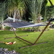 Besides good quality brands, you'll also find plenty of discounts when you shop for hammock stand during big sales. Island Bay 15 Ft Free Standing Hammock Stand For Spreader Bar Hammocks Www Hayneedle Com Free Standing Hammock Hammock Stand Backyard Hammock