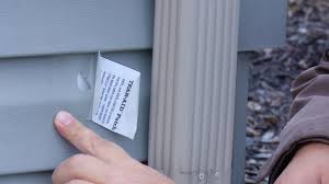 Online instructions don't specify bracket placement. How To Patch A Hole In Vinyl Siding In 3 Minutes Youtube