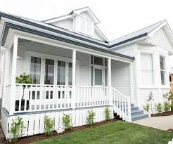 Black And White House Exterior Nz Take A Final Tour Through The Block Nz Villas Hamptons House Exterior White Exterior Houses Facade House