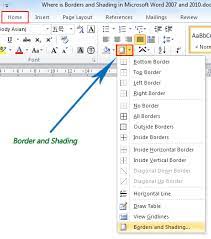 In this word tutorial we will guide you through how to add a border to an image have an image at the ready before starting this word tutorial, the dimensions do not matter as we can rescale inside microsoft word. Where Is The Borders And Shading In Word 2007 2010 2013 2016 2019 And 365