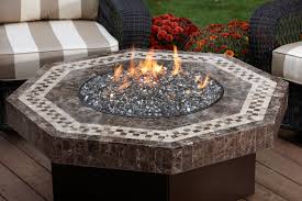 Venetian Marble Fire Table In A Popular Octagon Shape Perfect For Those Who Love To Entertain Htt Gas Fire Pit Table Outdoor Propane Fire Pit Fire Pit Table