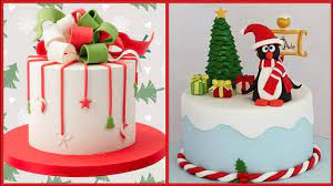 From traditional royal icing to cute gingerbread cutouts and a christmas eve . Top 10 Christmas Cake Decor Ideas 2020 Latest Collection Of Christmas Cake Decoration Ideas Youtube