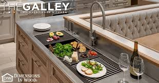 The galley kitchen is the brainchild of a designer who had a vision was to create a central hub in the kitchen where every task can be accomplished. What Is A Galley Workstation How Can It Reinvent Your Kitchen Dimensions In Wood