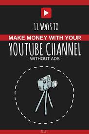 How To Earn Money From Youtube Without Adsense 11 Best Ways Youtube Channel Ideas Youtube Marketing Strategy Youtube Marketing