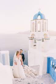 Romantic Elopement In Oia Santorini Santorini Wedding Wedding Dresses Cinderella Wedding Gowns Mermaid
