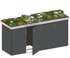 Die mülltonnenbox mit pflanzdach ist für 120 liter oder 240 liter mülltonne geeignet. Mulltonnenbox Mit Pflanzdach Schonste Mulltonnenboxen 2021