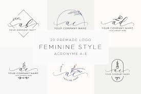 The negative space in the middle forms an hourglass with sand, which indicates a passage of time. Feminine Logo Bundle Feminine Logo Logo Bundle Logo Templates
