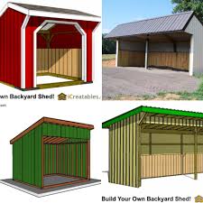 12x12 shed plans howtospecialist how to build step by step. 10 Free Diy Loafing Shed Plans For Horses Cattle And Livestock