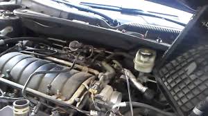 1 bolt can't be removed till power steering pump is loosened. 2006 Buick Lucerne Northstar Engine Water Pump Removal Youtube
