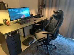 I decided to break down and build my own desk. Desk 186x 2 8 Ikea Diy Gaming Desk Chair Furniture Tables Chairs On Carousell