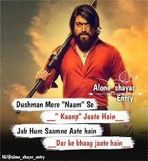 This is one of the best video status. 13 Kgf Ideas Attitude Quotes For Boys Attitude Quotes Galaxy Pictures