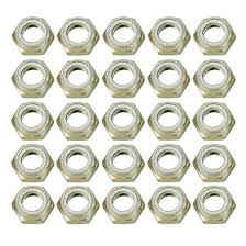 Speed Fast Aluminum Nylock Half Nuts Pack Of 25