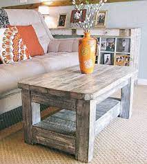 Features a hand painted distressed gray finish or natural brown on top; Weathered Gray Coffee Table Coffee Table Reclaimed Wood Coffee Table Coffee Table Wood