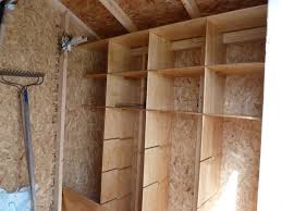 Find outdoor storage shelves here 19 Ideas And Plans On How To Build Shed Storage Shelves