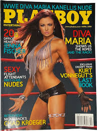 Playboy April 2008 WWE Wrestling diva Maria Kanellis nude Jenna Fischer |  eBay